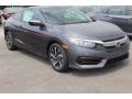 Modern Steel Metallic - Civic LX Coupe Photo No. 2