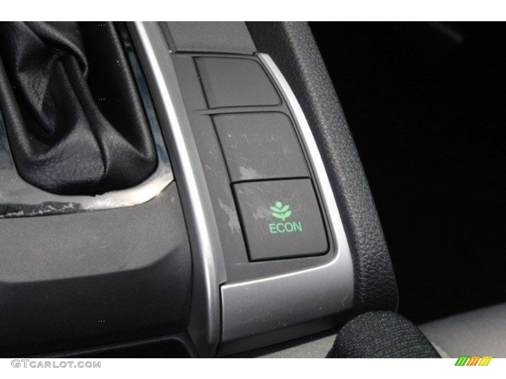 2017 Civic LX Coupe - Modern Steel Metallic / Black/Gray photo #22