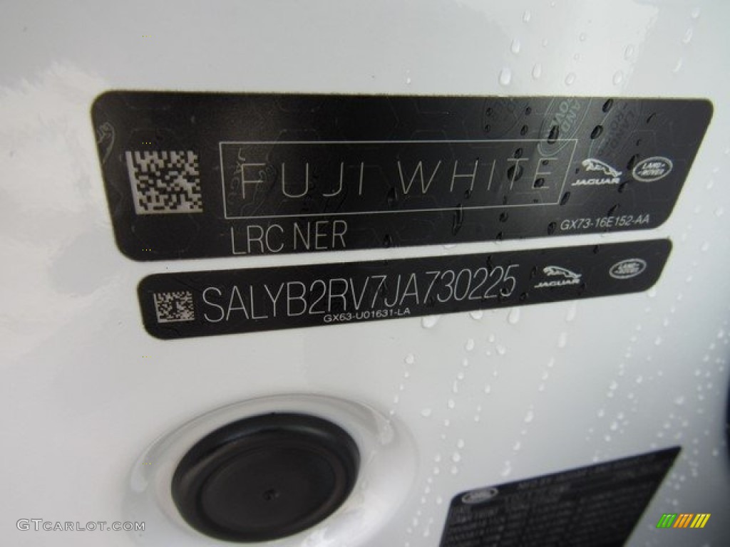 2018 Range Rover Velar S - Fuji White / Ebony photo #25