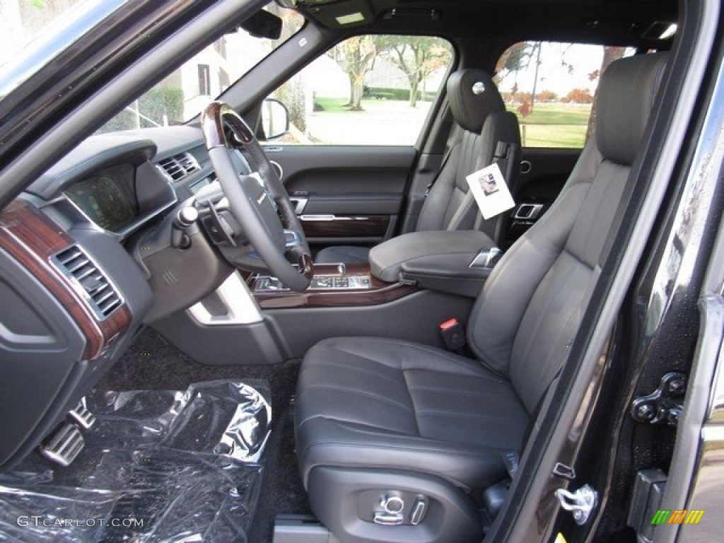 2017 Range Rover Supercharged - Santorini Black Metallic / Ebony/Ebony photo #3