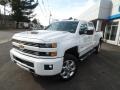 2018 Summit White Chevrolet Silverado 2500HD LTZ Crew Cab 4x4  photo #2