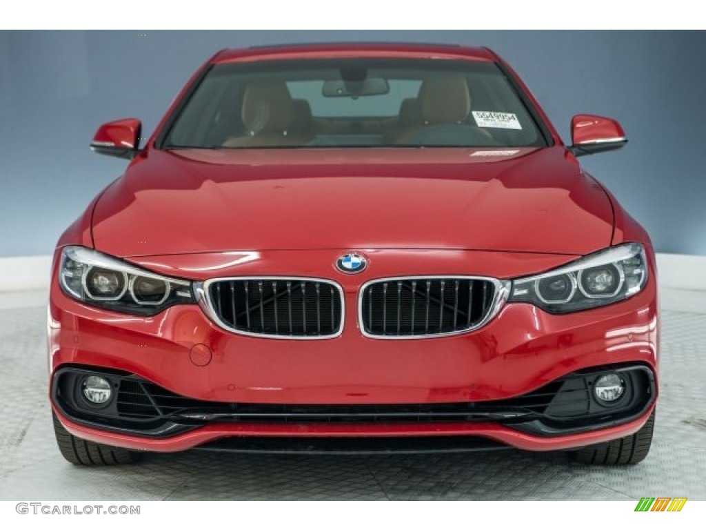 2018 4 Series 440i Coupe - Melbourne Red Metallic / Cognac photo #2