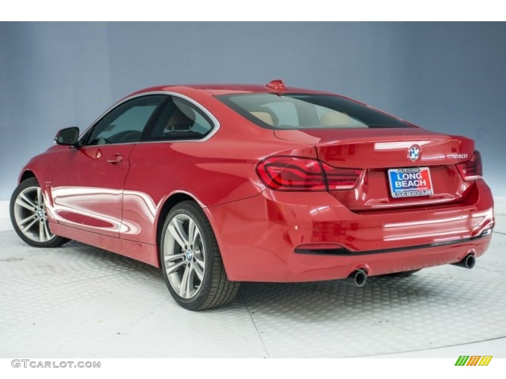 2018 4 Series 440i Coupe - Melbourne Red Metallic / Cognac photo #10