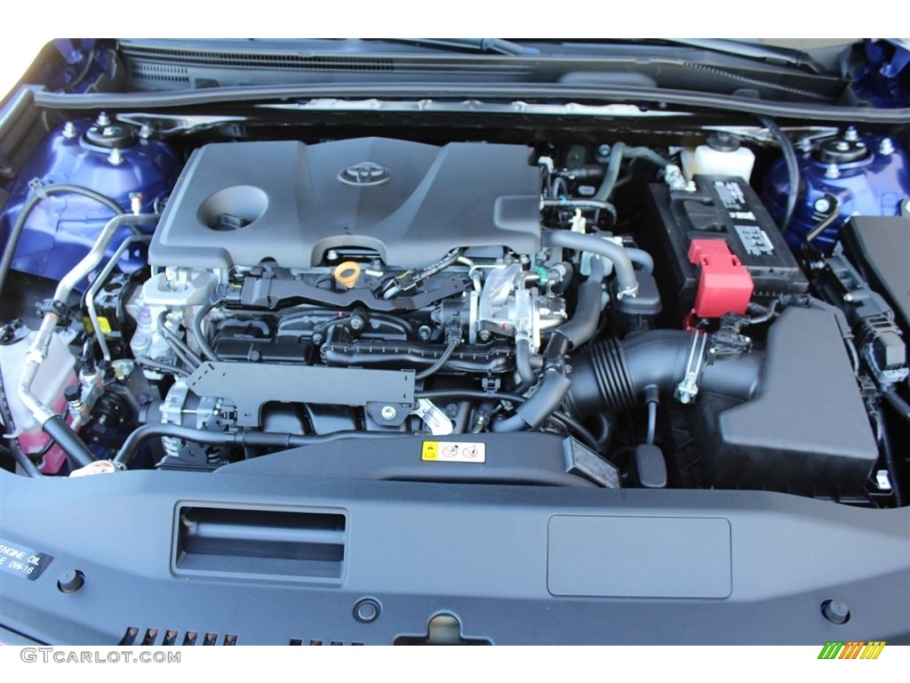 2018 Camry LE - Blue Crush Metallic / Black photo #27