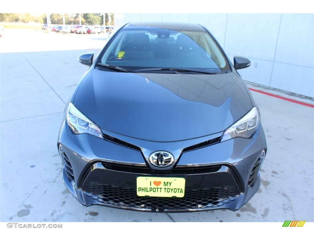 2018 Corolla SE - Slate Metallic / Black photo #2