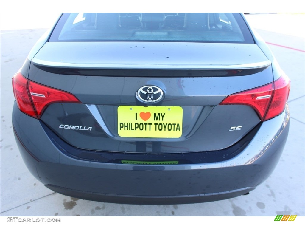 2018 Corolla SE - Slate Metallic / Black photo #7
