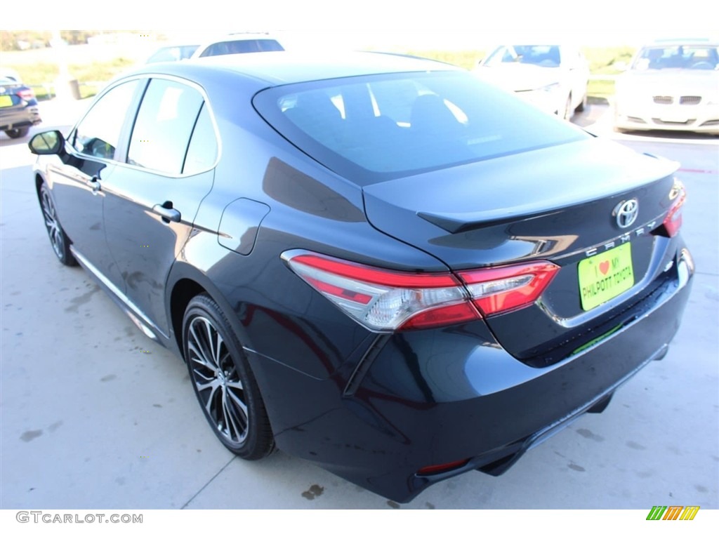 2018 Camry SE - Galactic Aqua Mica / Black photo #6