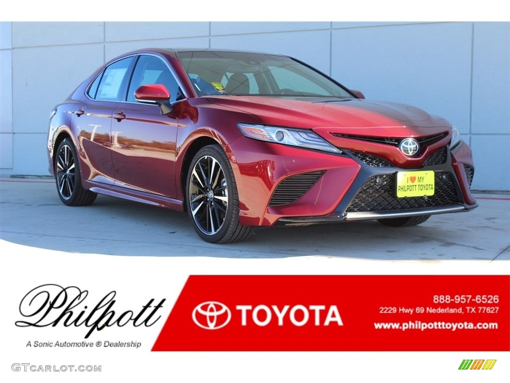 2018 Camry XSE V6 - Ruby Flare Pearl / Black photo #1