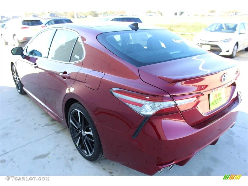 2018 Camry XSE V6 - Ruby Flare Pearl / Black photo #5