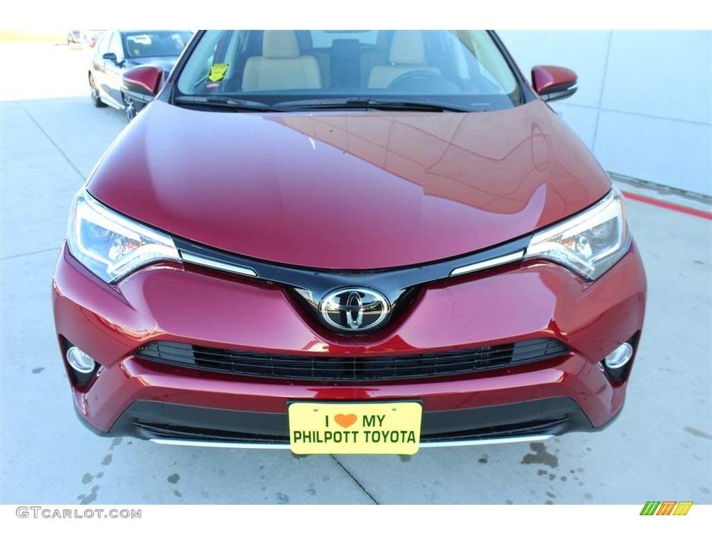 2018 RAV4 Limited - Ruby Flare Pearl / Nutmeg photo #2