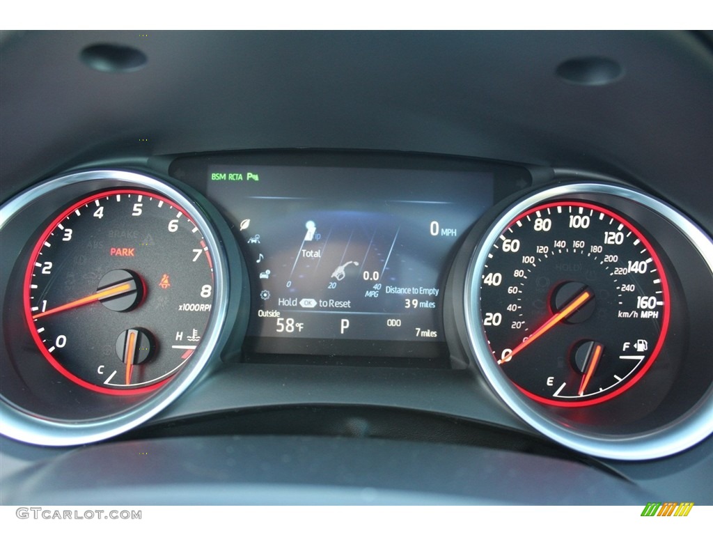 2018 Camry XSE V6 - Ruby Flare Pearl / Black photo #32