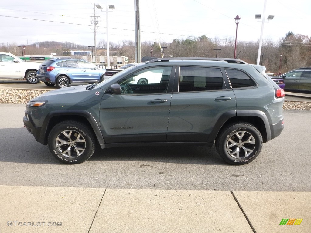 2015 Cherokee Trailhawk 4x4 - Anvil / Trailhawk Black photo #6