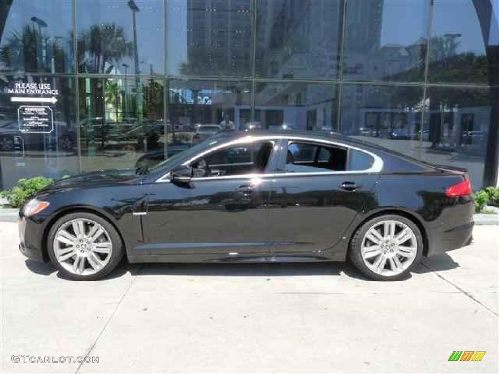 2010 XF XFR Sport Sedan - Ebony Black / Charcoal photo #3