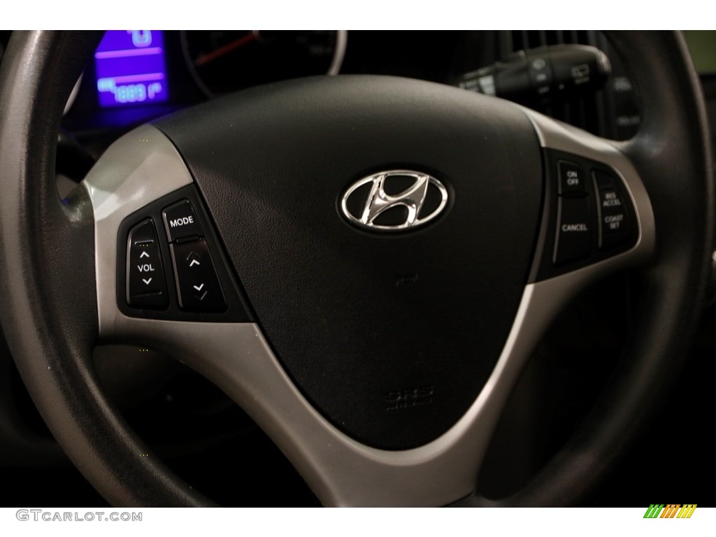 2012 Elantra GLS Touring - Black Noir Pearl / Black photo #6