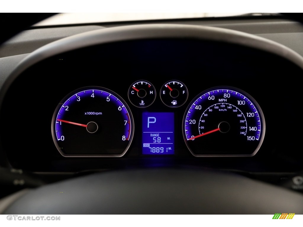 2012 Elantra GLS Touring - Black Noir Pearl / Black photo #7