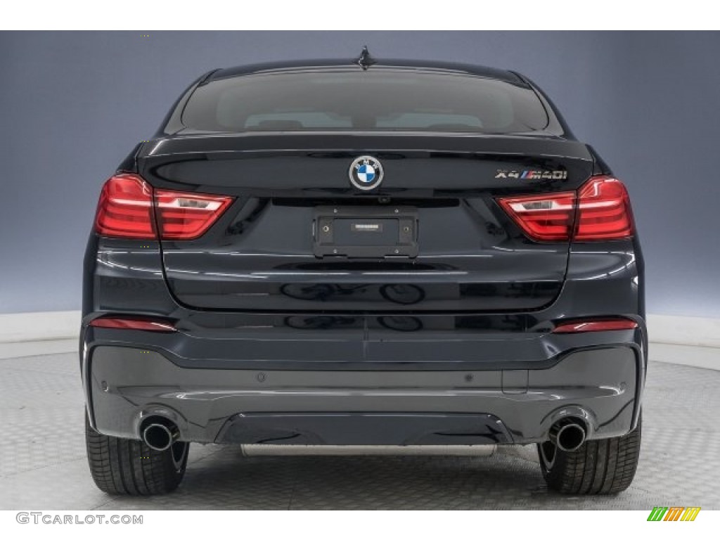 2018 X4 M40i - Carbon Black Metallic / Mocha/Orange Contrast photo #3
