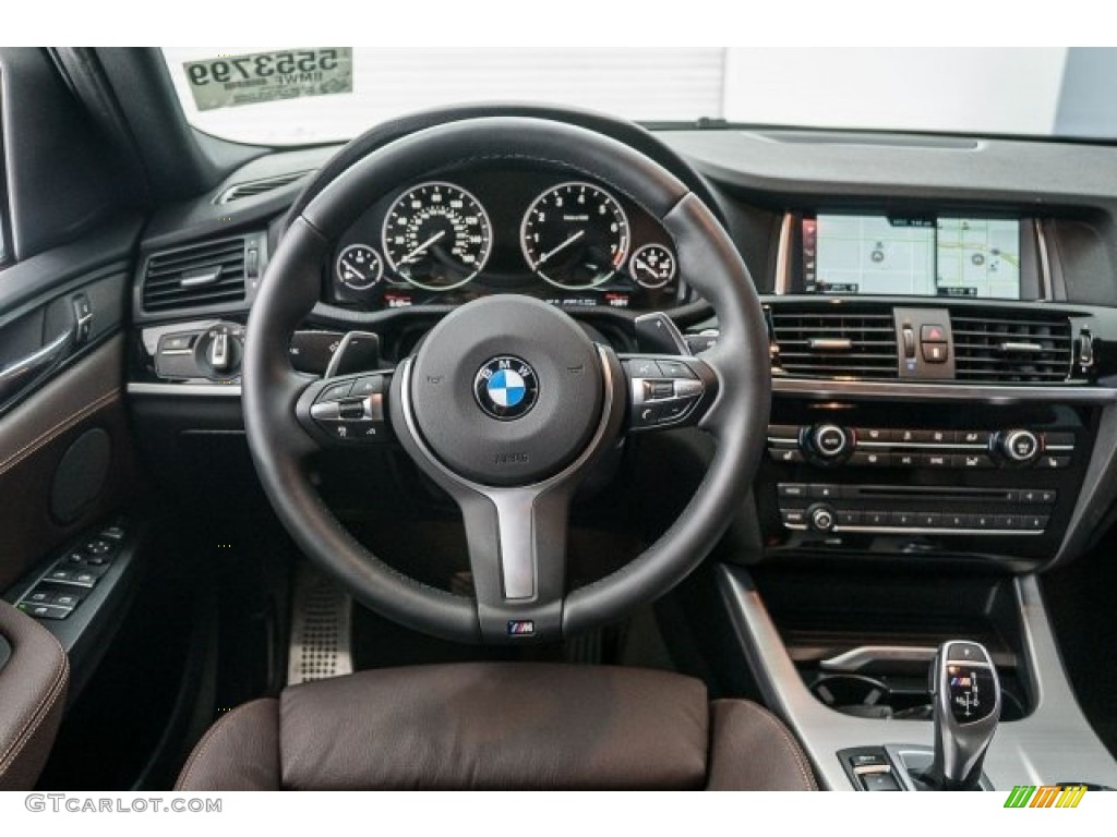 2018 X4 M40i - Carbon Black Metallic / Mocha/Orange Contrast photo #4