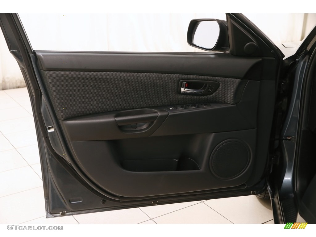 2009 MAZDA3 i Sport Sedan - Metropolitan Gray Mica / Black photo #4