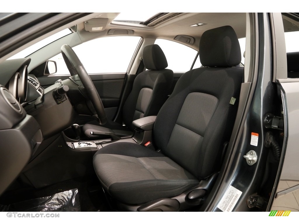 2009 MAZDA3 i Sport Sedan - Metropolitan Gray Mica / Black photo #5