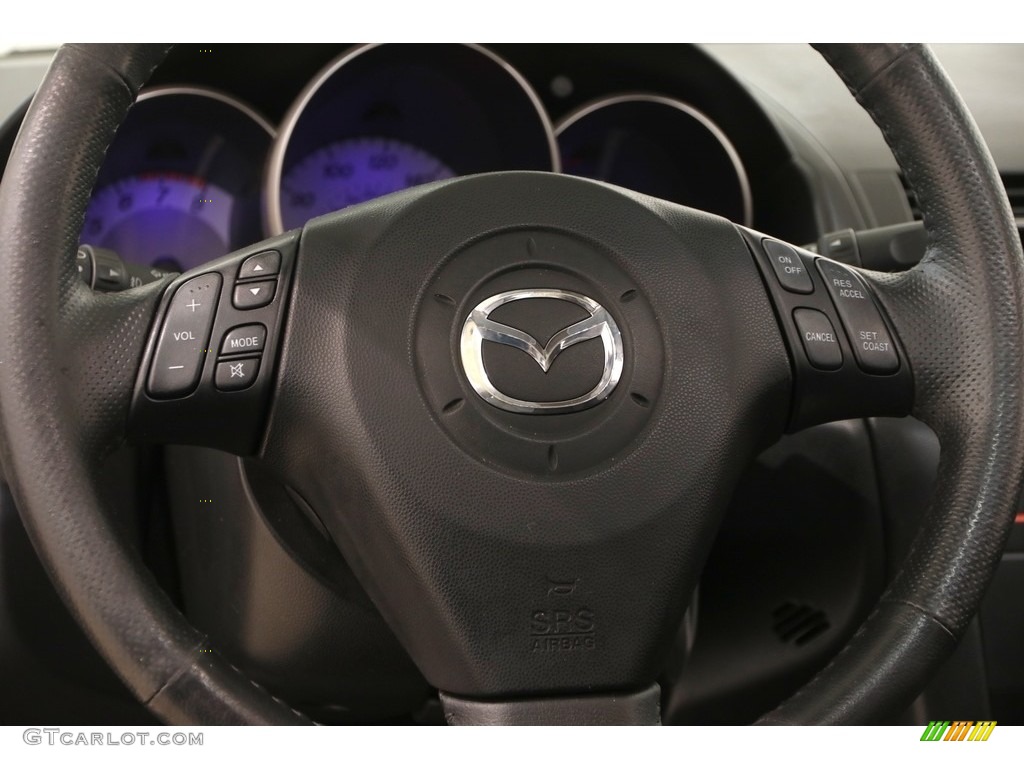 2009 MAZDA3 i Sport Sedan - Metropolitan Gray Mica / Black photo #7