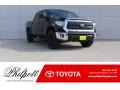 2018 Midnight Black Metallic Toyota Tundra TSS CrewMax  photo #1