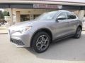 2018 Silverstone Gray Metallic Alfa Romeo Stelvio Ti AWD  photo #2