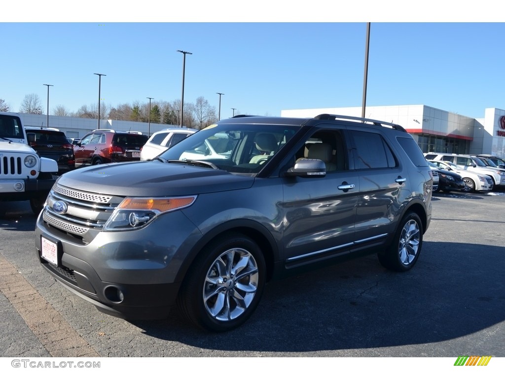 2014 Explorer Limited - Sterling Gray / Medium Light Stone photo #7