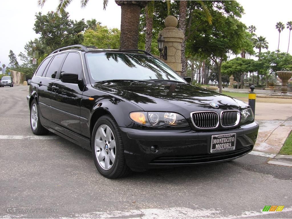 2004 3 Series 325i Wagon - Jet Black / Black photo #4