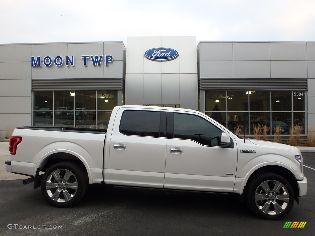 2017 F150 Limited SuperCrew 4x4 - White Platinum / Limited Black/Mojave photo #1