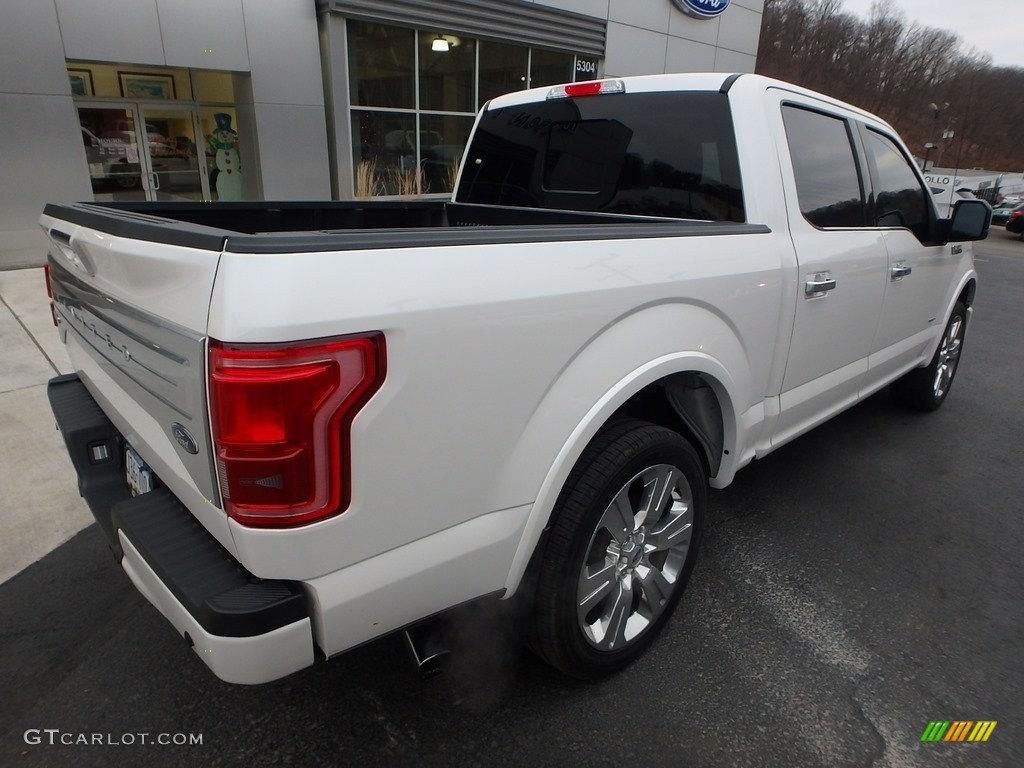2017 F150 Limited SuperCrew 4x4 - White Platinum / Limited Black/Mojave photo #2