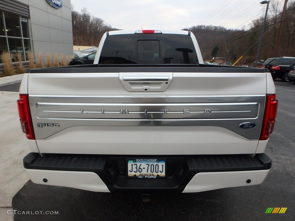 2017 F150 Limited SuperCrew 4x4 - White Platinum / Limited Black/Mojave photo #3