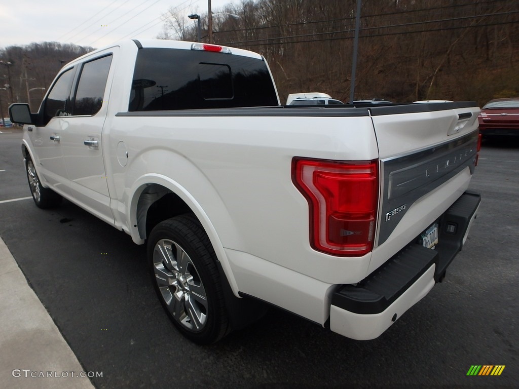2017 F150 Limited SuperCrew 4x4 - White Platinum / Limited Black/Mojave photo #4