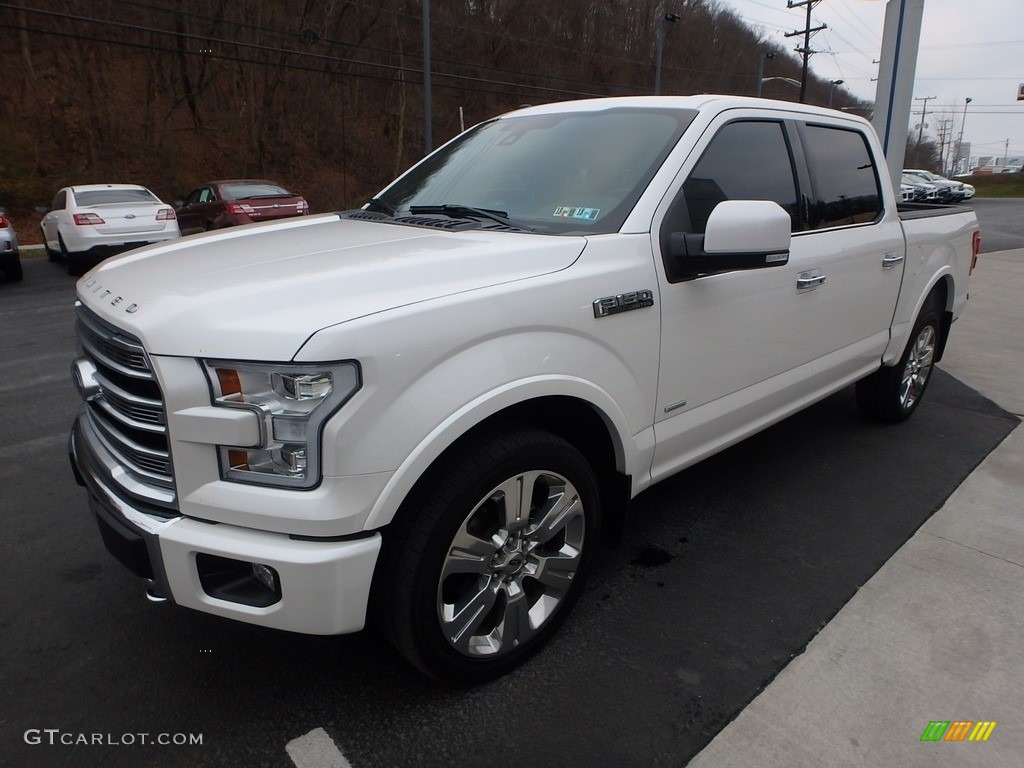 2017 F150 Limited SuperCrew 4x4 - White Platinum / Limited Black/Mojave photo #6