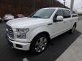 2017 White Platinum Ford F150 Limited SuperCrew 4x4  photo #6