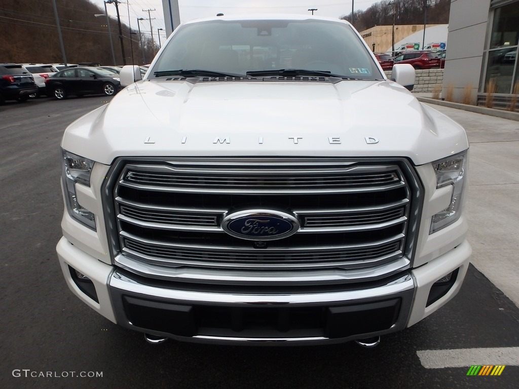 2017 F150 Limited SuperCrew 4x4 - White Platinum / Limited Black/Mojave photo #7