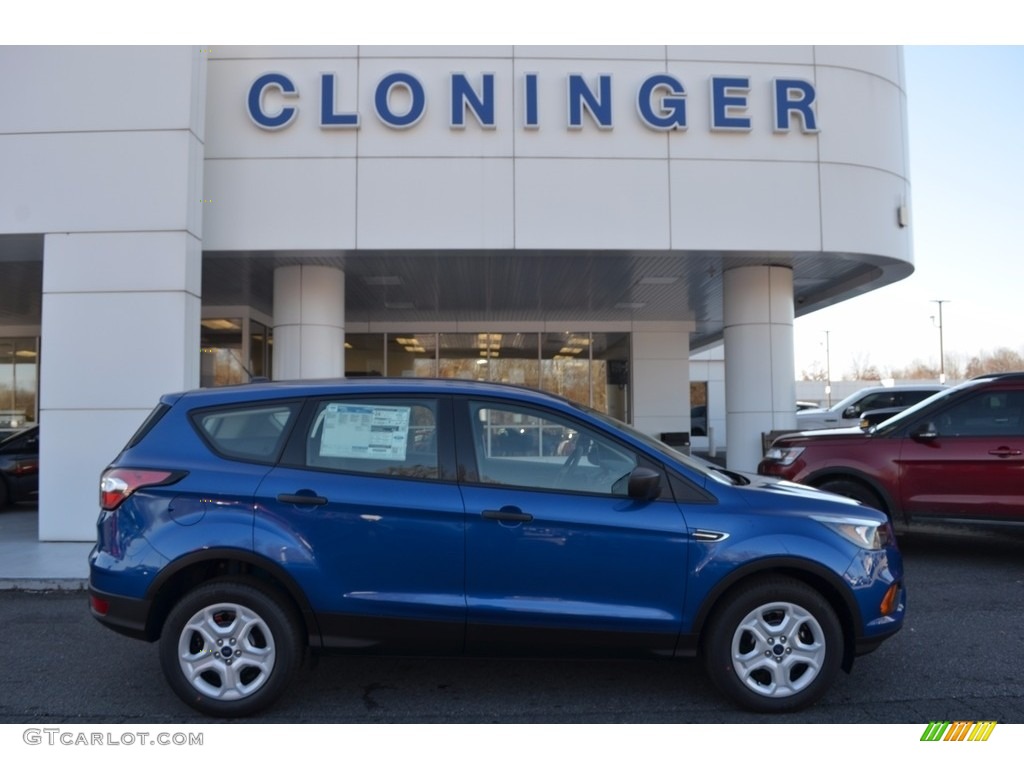 2018 Escape S - Lightning Blue / Charcoal Black photo #2