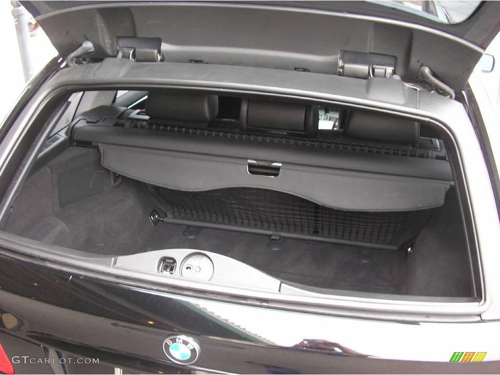 2004 3 Series 325i Wagon - Jet Black / Black photo #15