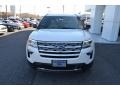 2018 White Platinum Ford Explorer XLT  photo #4