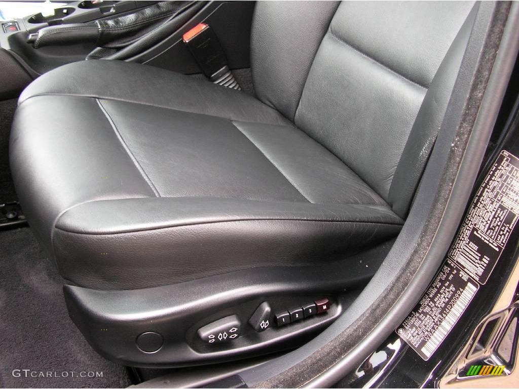 2004 3 Series 325i Wagon - Jet Black / Black photo #24