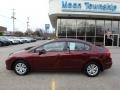 Crimson Pearl - Civic LX Sedan Photo No. 2
