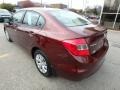 Crimson Pearl - Civic LX Sedan Photo No. 3