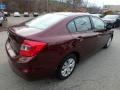 Crimson Pearl - Civic LX Sedan Photo No. 5