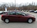 Crimson Pearl - Civic LX Sedan Photo No. 6