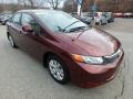 Crimson Pearl - Civic LX Sedan Photo No. 7