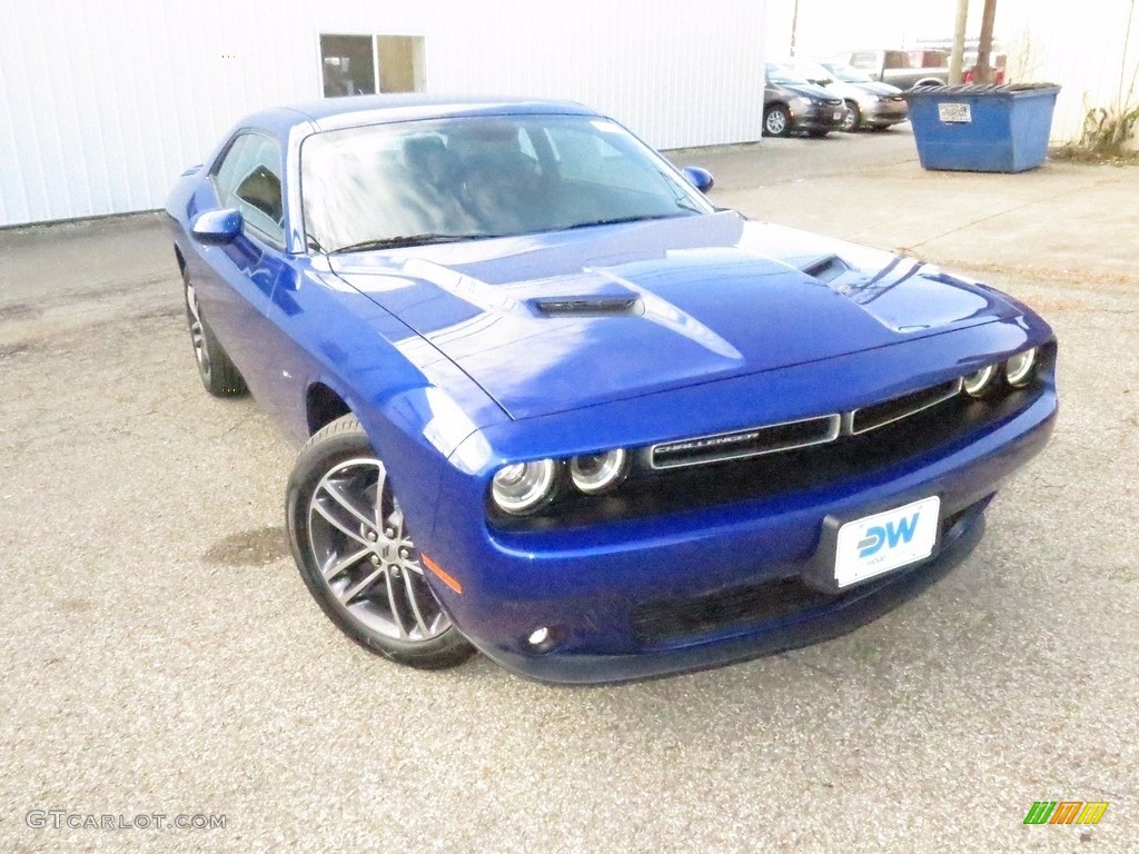 2018 Challenger GT AWD - IndiGo Blue / Black photo #3