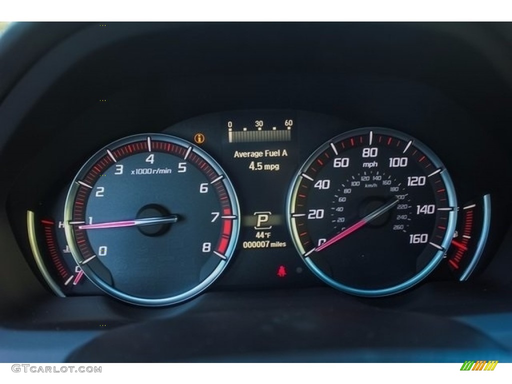 2018 TLX V6 A-Spec Sedan - Still Night Blue Pearl / Red photo #45