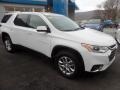 2018 Summit White Chevrolet Traverse LT AWD  photo #1