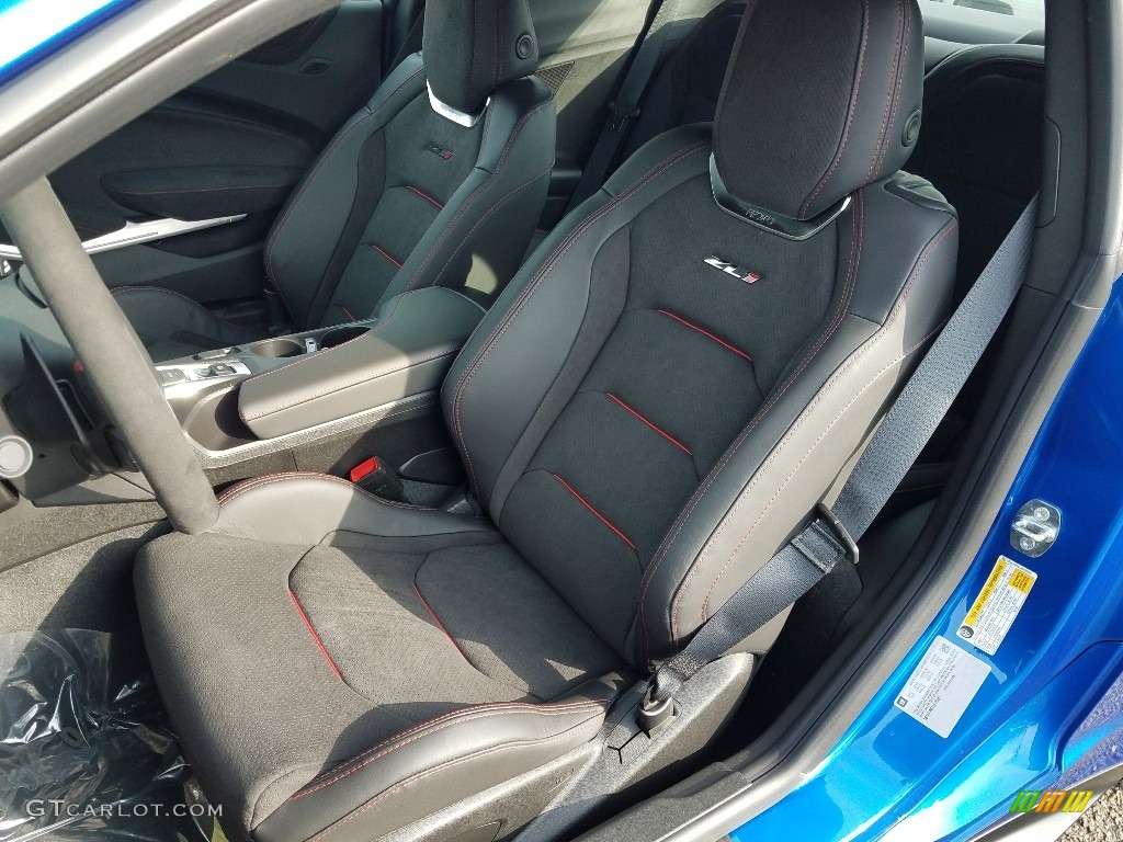 Jet Black Interior 2018 Chevrolet Camaro ZL1 Coupe Photo #124366395