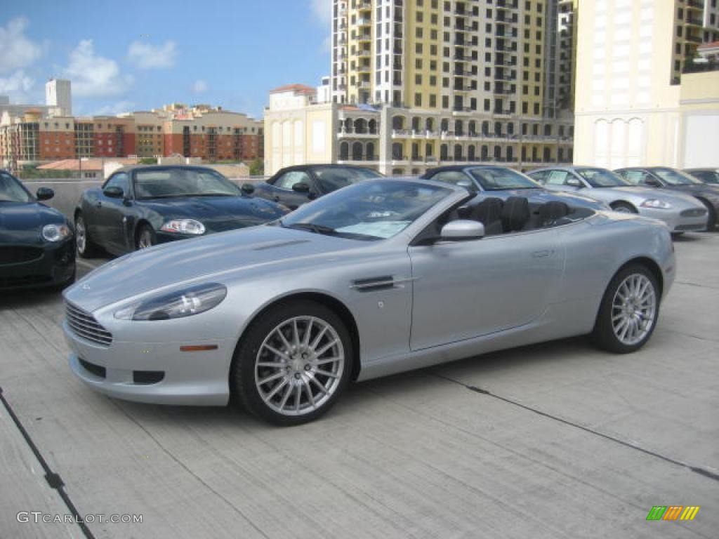 2009 DB9 Volante - AM Titanium Silver / Obsidian Black photo #1