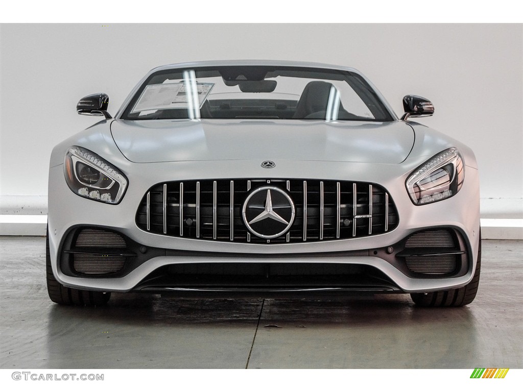 designo Iridium Silver Magno (Matte) 2018 Mercedes-Benz AMG GT C Roadster Exterior Photo #124369404